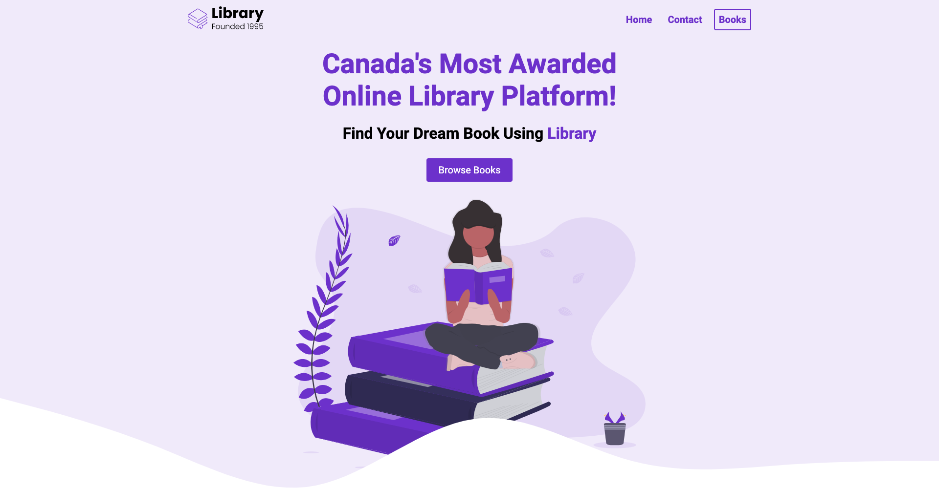 Library Project Screenshot